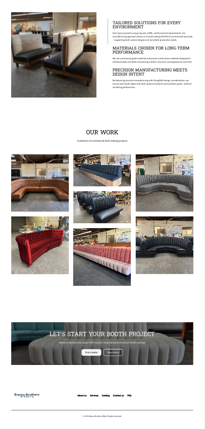 Final Bianco Brothers design screen 2